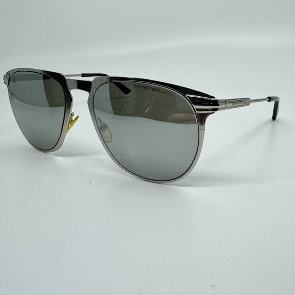 EMPORIO ARMANI EA 3803/s 010SS 55-19-140‎ Eyeglasses Frames Silver H11748 main image 6